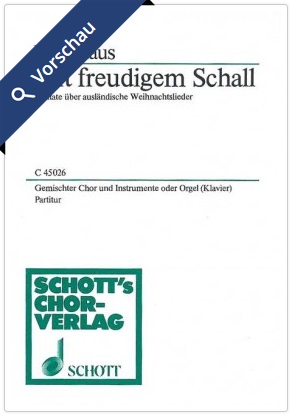 Mit freudigem Schall (Kantate �ber ausl�ndische Weihnachtslieder) - click here
