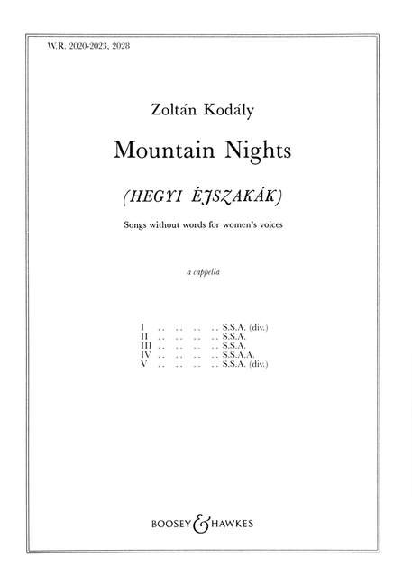 Mountain Nights (5 songs without words) - click here