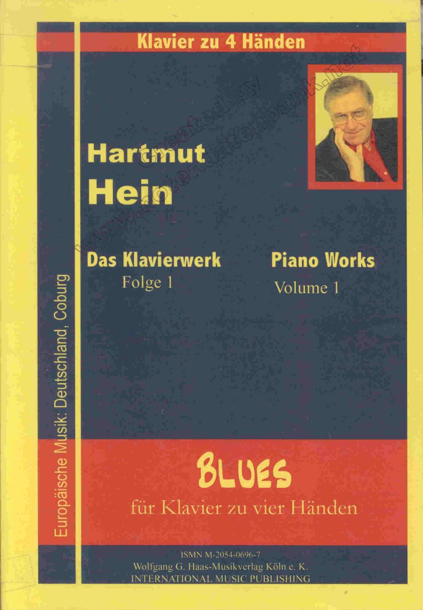Klavierwerk #1: Blues f�r Klavier zu 4 H�nden - click here