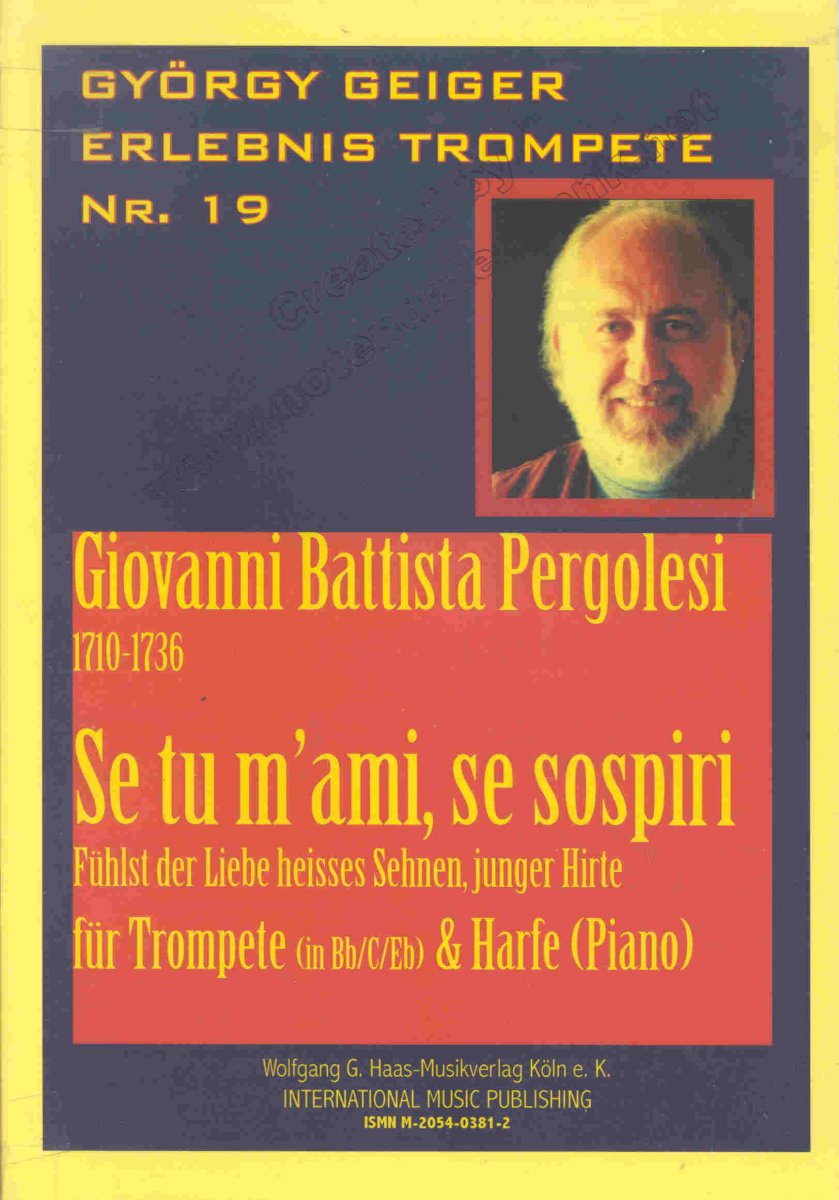 Se tu m'ami, se sospiri / F�hlst der Liebe heisses Sehnen, junger Hirte - click here