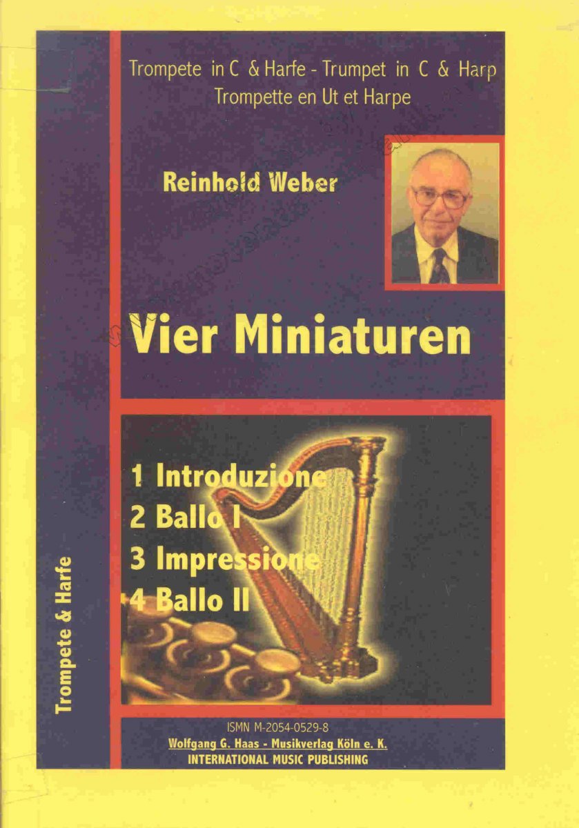4 Miniaturen f�r Trompete und Harfe - click here