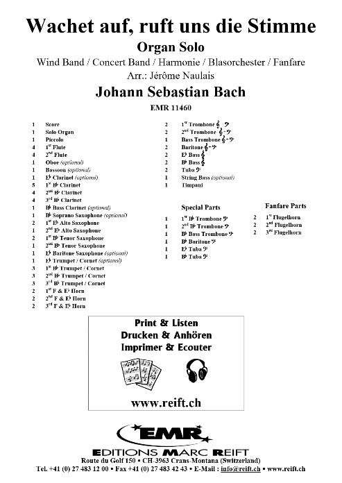 Wachet auf, ruft die Stimme - click here