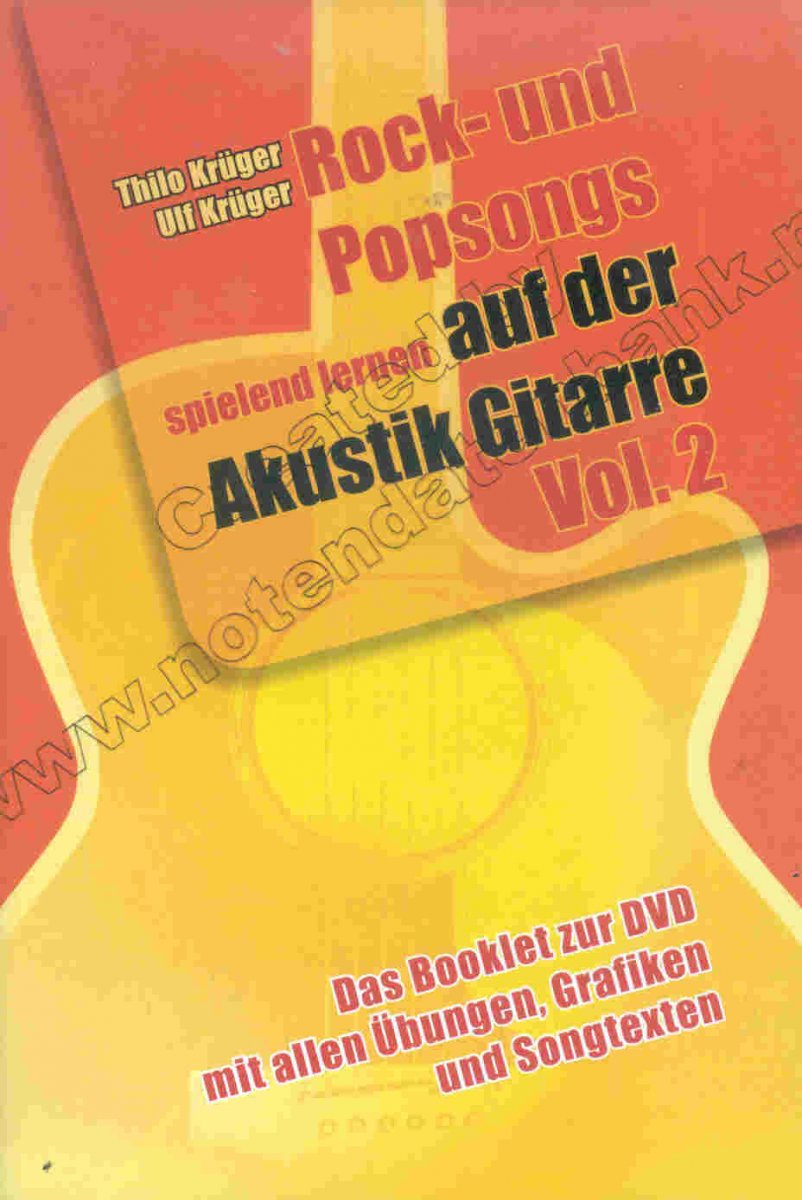 Rock- und Popsongs spielend lernen auf der Akustik-Gitarre #2 - click here