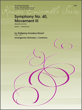 Symphony #40 Mvt. 3 (Menuetto And Trio) - click here