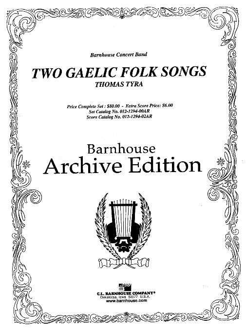 2 Gaelic Folk Songs (Two) - click here