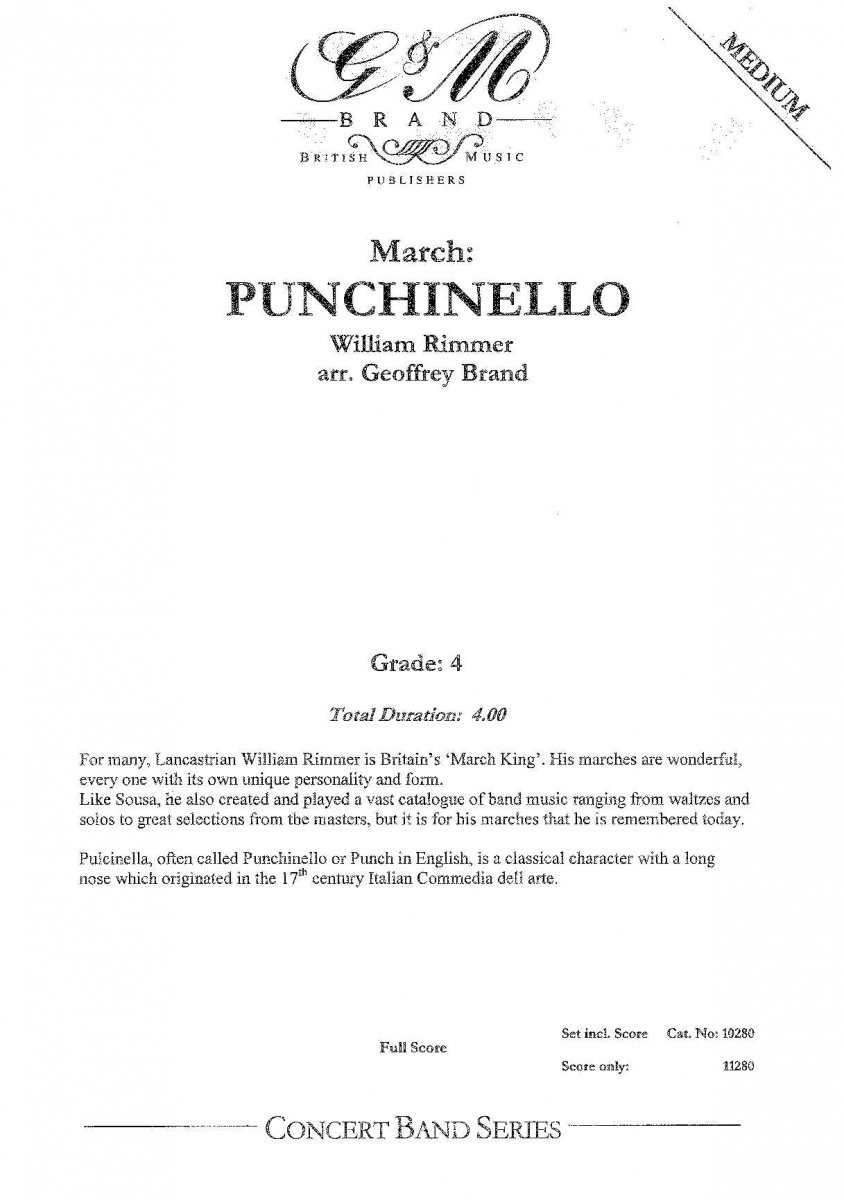 March Punchinello - click here