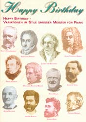 Happy Birthday Variationen #15 Kompl - click here