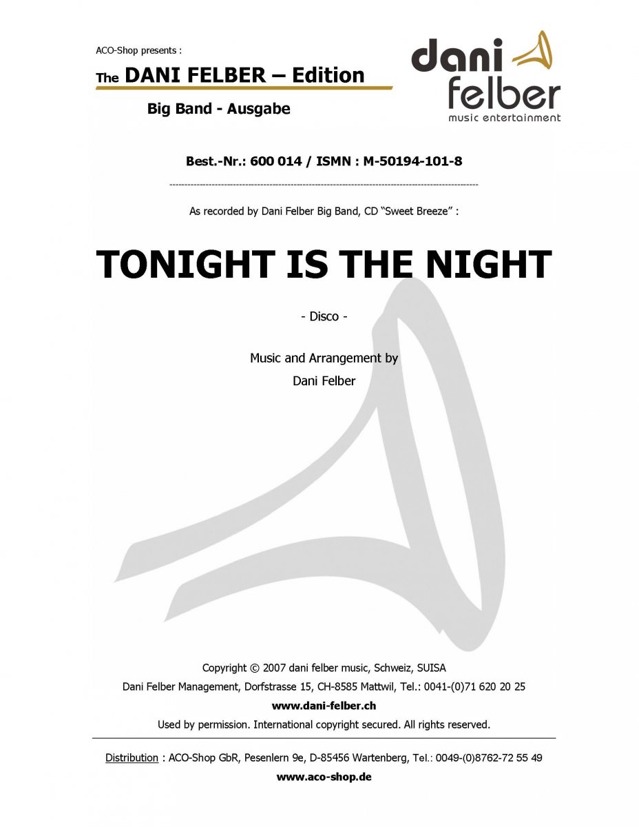 Tonight Is The Night - click here