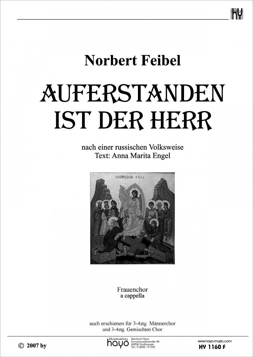 Auferstanden ist der Herr - click here