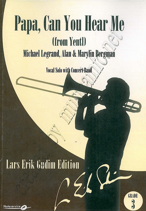 Papa, can you hear me (from 'Yentl') - click here