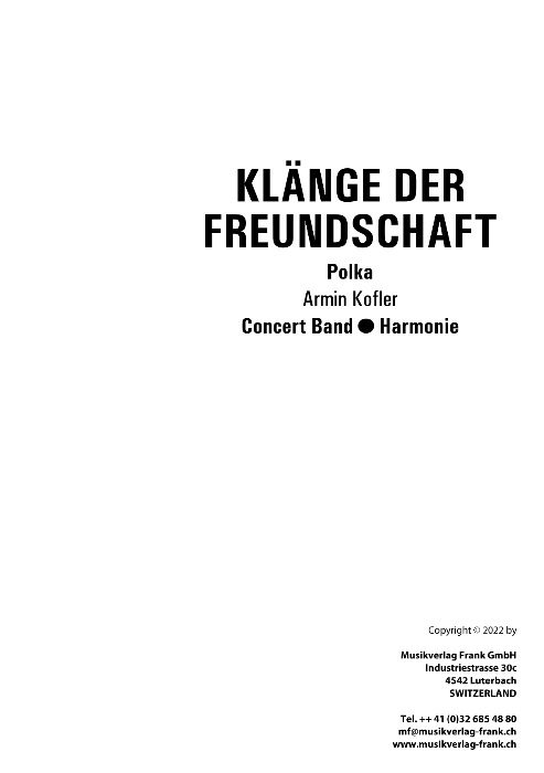 Kl�nge der Freundschaft - click here