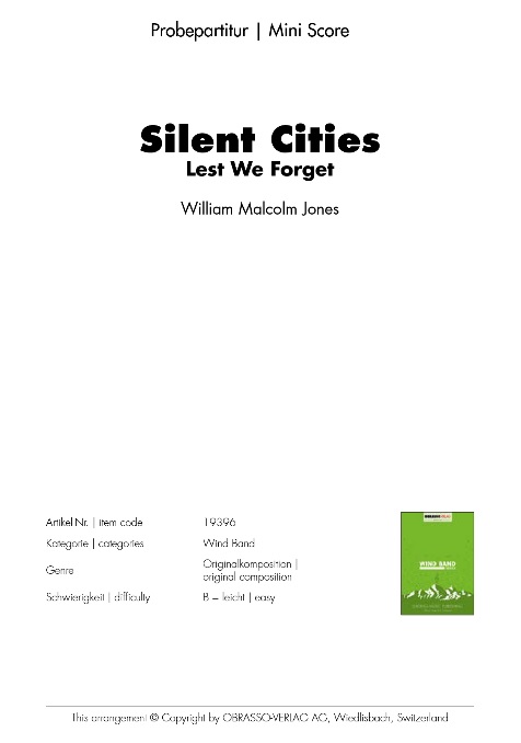 Silent Cities (Lest we forget) - click here