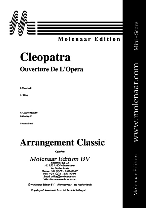 Cleopatra (Cleopatre) - click here