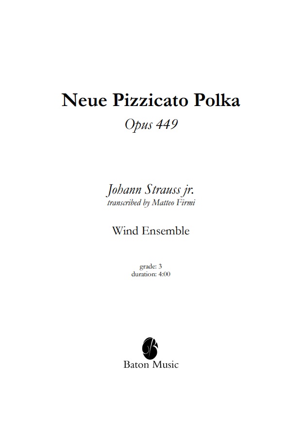 Neue Pizzicato Polka - click here