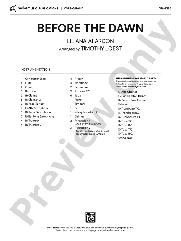 Before the Dawn - click here
