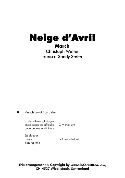 Neige d'Avril - click here