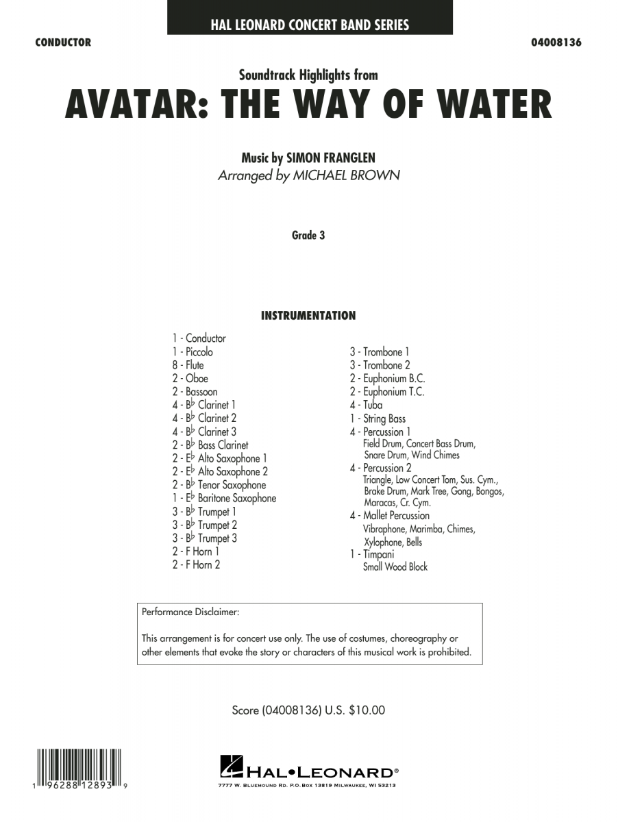 Soundtrack Highlights from Avatar:The Way of Water - click here