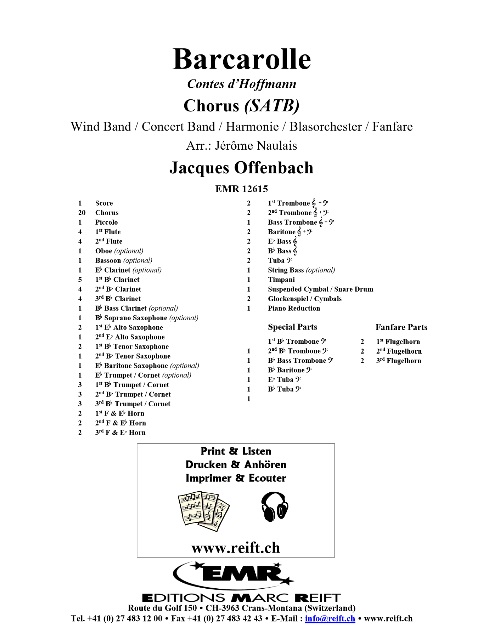 Barcarolle (Contes d'Hoffmann) - click here