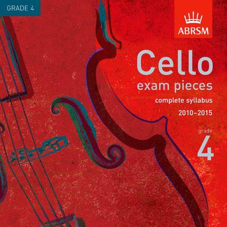 Cello exam pieces, complete syllabus 2010-2015: Grade 4 - click here