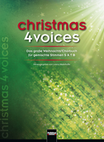 Christmas 4 voices - Weihnachts-Chorbuch - click here