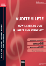 Audite silete (Now listen, be quiet / Ja, höret und schweiget) - click here Audite silete (Now listen, be quiet / Ja, höret und schweiget) - click here