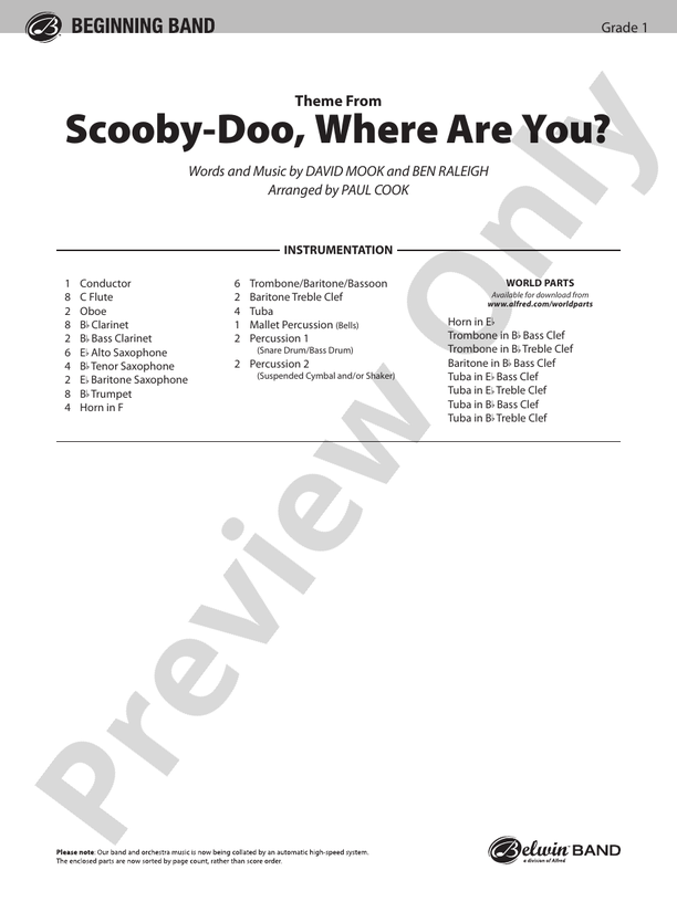 Theme from Scooby-Doo, Where Are You? - click here