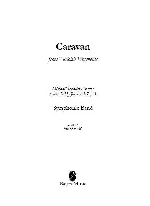 Caravan (from 'Turkish Fragments') - click here