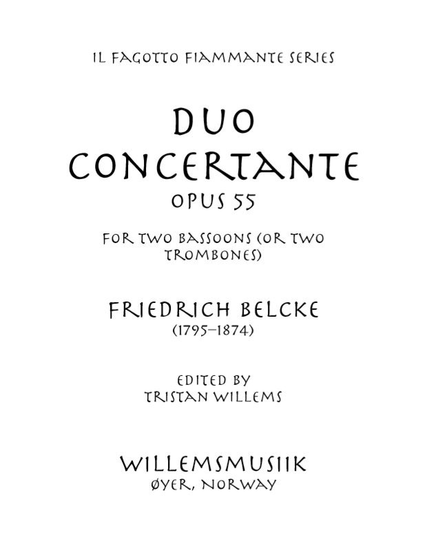 Duo Concertante - click here Duo Concertante - click here