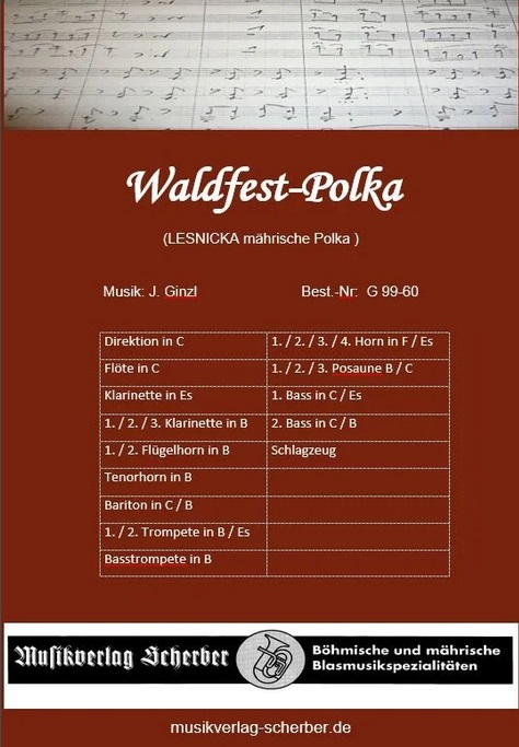 Waldfestpolka (Lesnicka) - click here