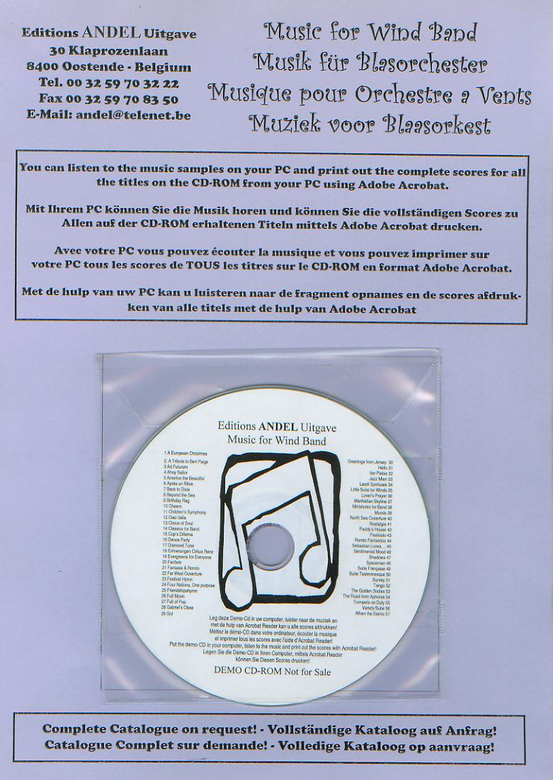 Andel: Music for Wind Band - click here Andel: Music for Wind Band - click here