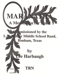 Maranatha (A Meditation for Band) - click here