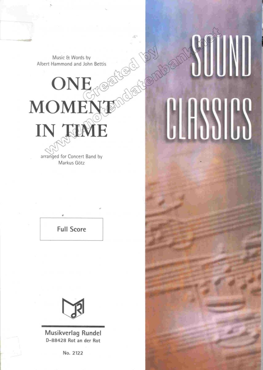 One Moment in Time - click here