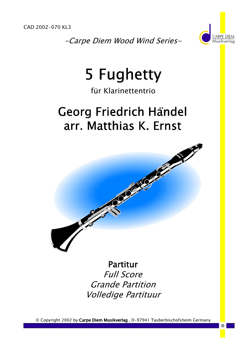 5 Fughetty - f�r Klarinettentrio - click here