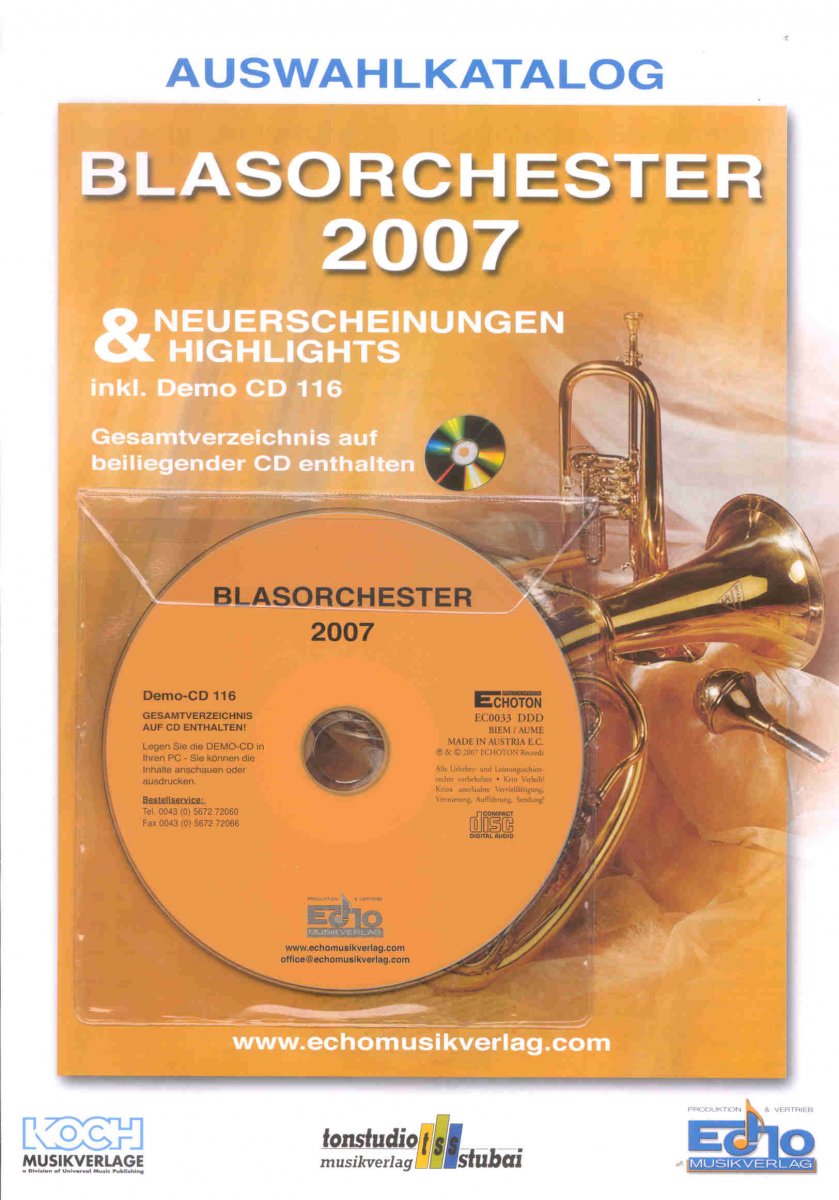 Echo 2007 - Auswahlkatalog Blasorchester - click here