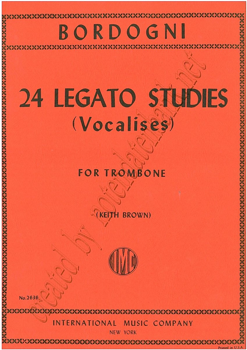 24 Legato Studies (Vocalises) - click here