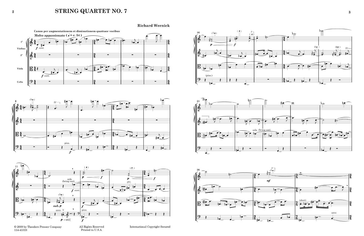 String Quartet #7 - click here
