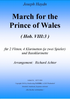March for the Prince of Wales - click here