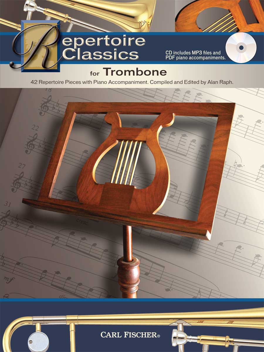 Repertoire Classics for Trombone (42 Recital Pieces with Piano Accompaniment) - click here