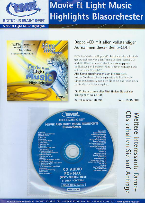 EMR - Movie and Light Music Highlights Blasorchester - click here