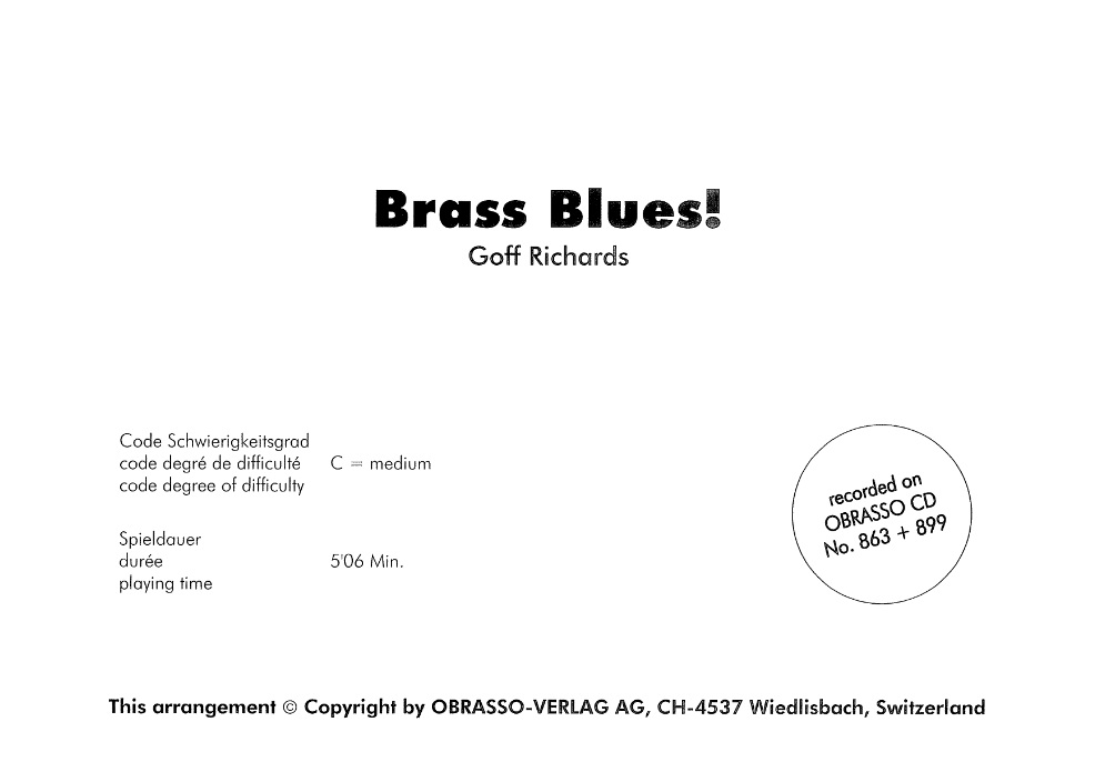 Brass Blues (Brass Band Blues) - click here