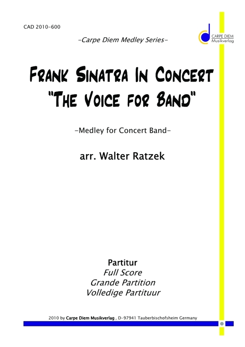 Frank Sinatra in Concert - The Voice for Band - click here