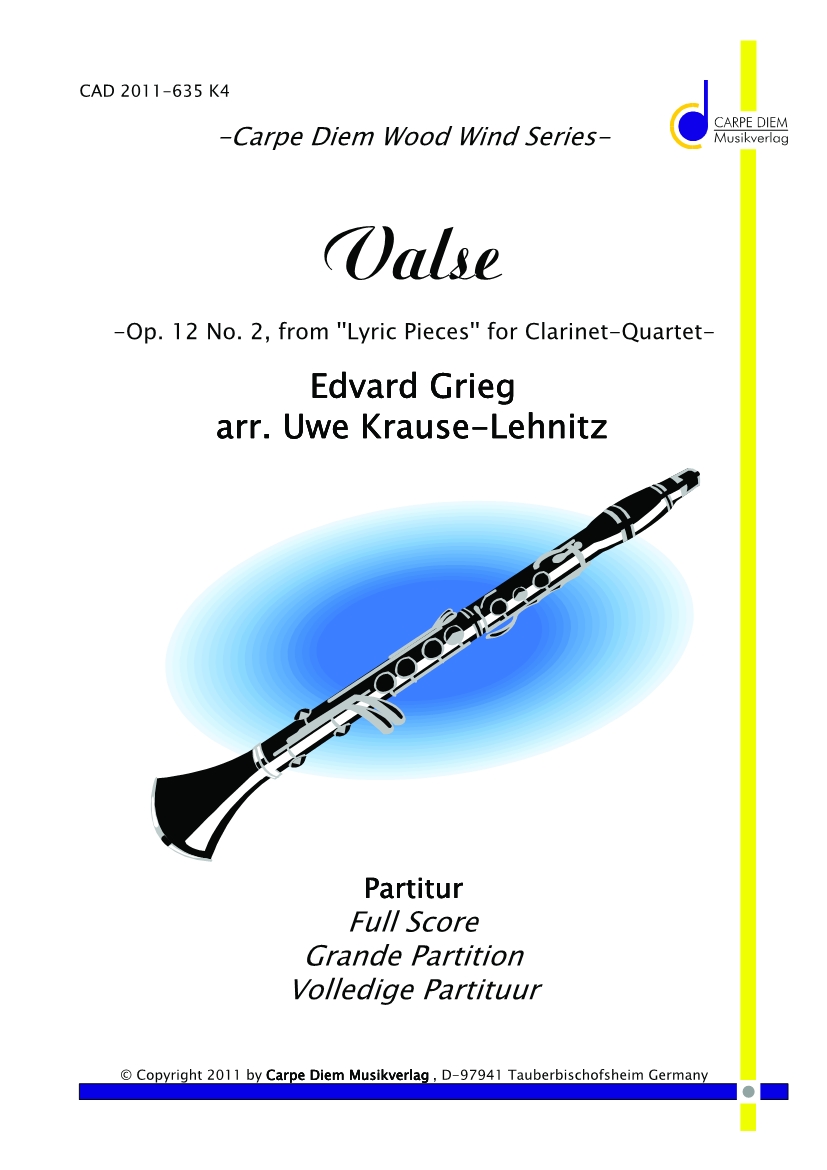 Valse from 'Lyric Pieces' - click here