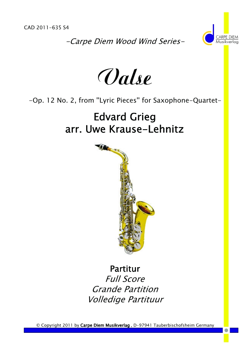 Valse from 'Lyric Pieces' - click here