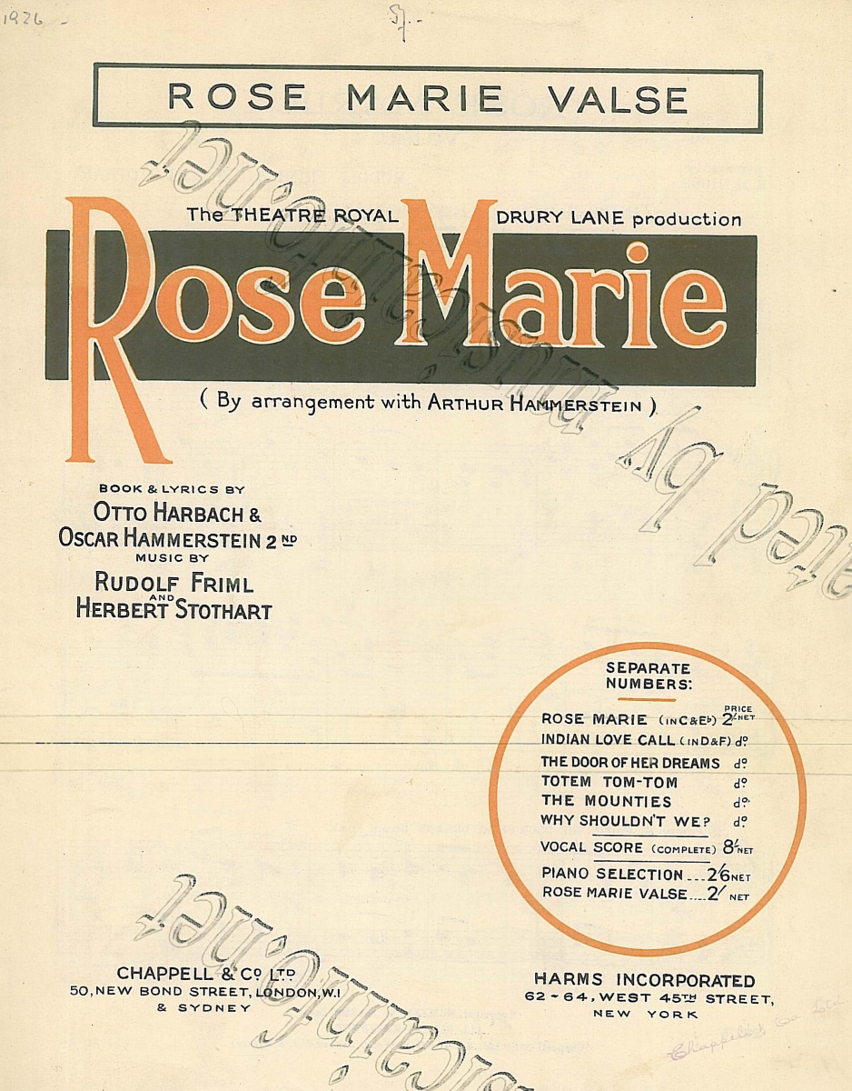 Rose Marie - click here Rose Marie - click here