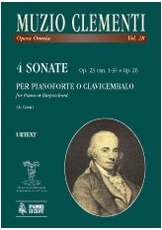 4 Sonatas (Op. 23 Nos. 1-3 and Op. 26) for Piano (Harpsichord) - click here 4 Sonatas (Op. 23 Nos. 1-3 and Op. 26) for Piano (Harpsichord) - click here