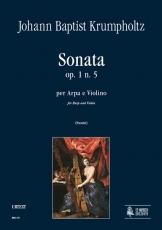 Sonata Op. 1 #5 for Harp and Violin - click here