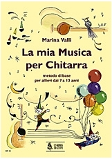 La mia musica per chitarra. Guitar Method for Children - click here