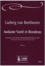 Andante Vari� et Rondeau transcribed for 2 Guitars by Ferdinando Carulli - click here
