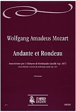 Andante et Rondeau transcribed for 2 Guitars by Ferdinando Carulli - click here