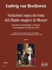Variations on a theme from Mozart's 'Die Zauberflöte' transcribed by Ferdinando Carulli - click here Variations on a theme from Mozart's 'Die Zauberflöte' transcribed by Ferdinando Carulli - click here